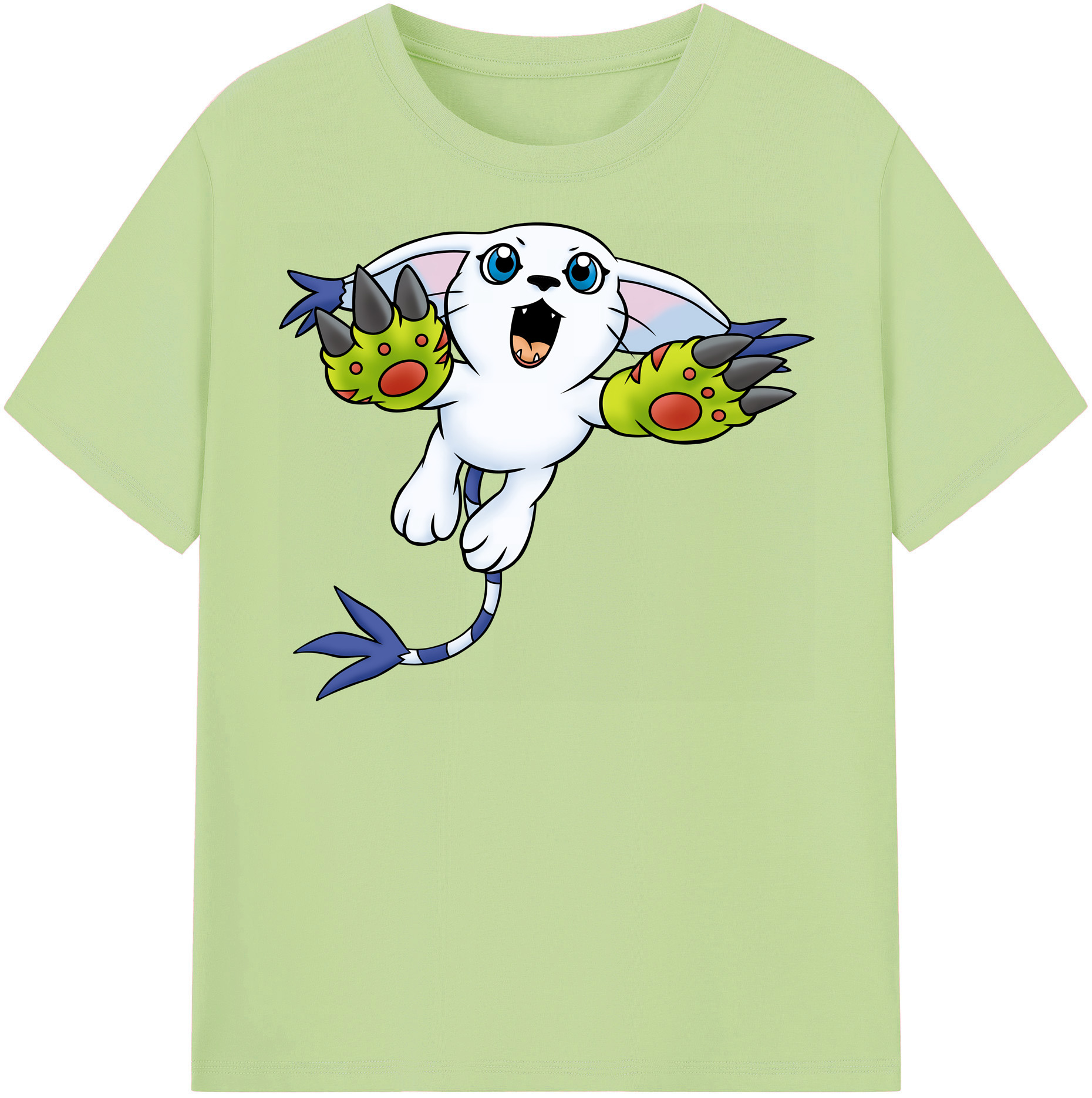 （画像用） Digimon デジタルモンスター/デジモン 綿100％半袖Tシャツ（フロントプリント）